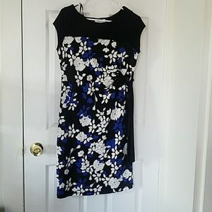 Motherhood| Black &Bleu Dress